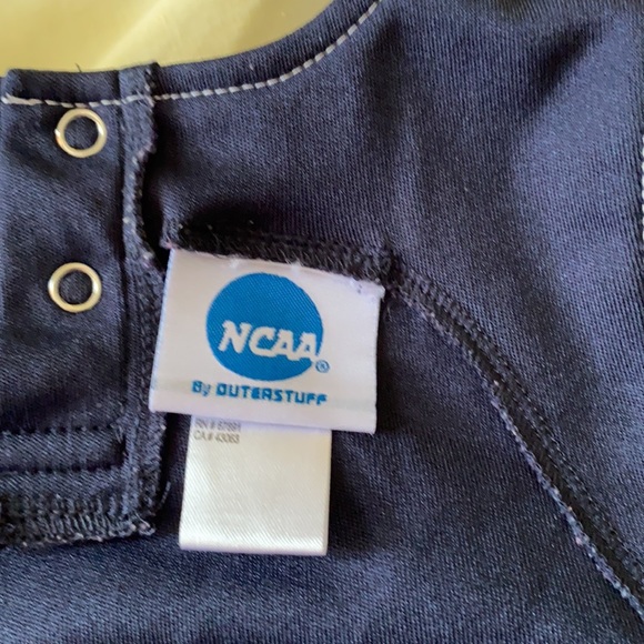 2T WVA Mountaineers Cheerleader Dress. Wht/Nvy/Gld - Picture 6 of 14